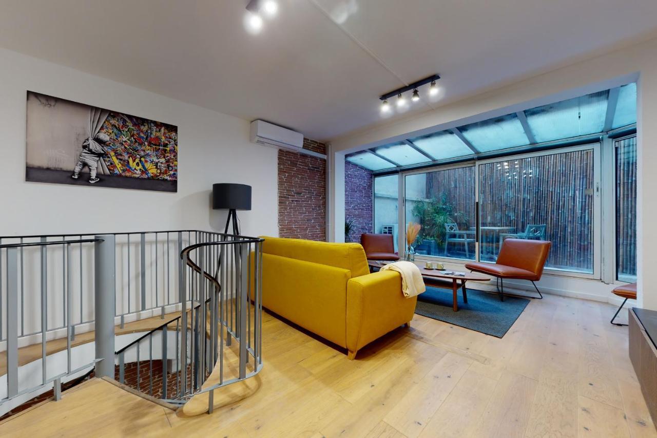 Superbe Loft Avec Patio - Tour Eiffel Leilighet Paris Eksteriør bilde