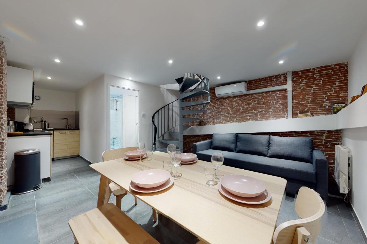 Superbe Loft Avec Patio - Tour Eiffel Leilighet Paris Eksteriør bilde